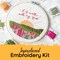 Elly & Grace “It Is Well” Christian Embroidery Kit – Beginner-Friendly Hoop Kit with Needles & Thread, Full DIY Craft for Adults
